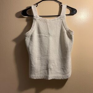 Banana Republic Cream Knit Tank Top